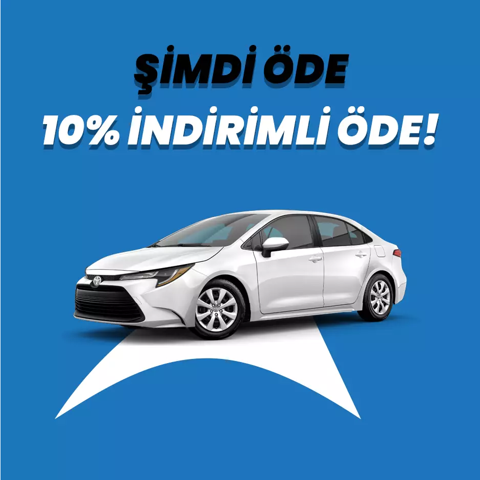 Şimdi Öde 10% İndirimli Öde